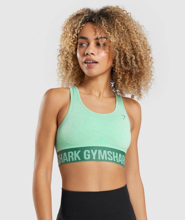 Damske Športové Podprsenky Gymshark Flex Zelene | CP2941803